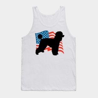 Poodle USA America - Dog Lover Dogs Tank Top